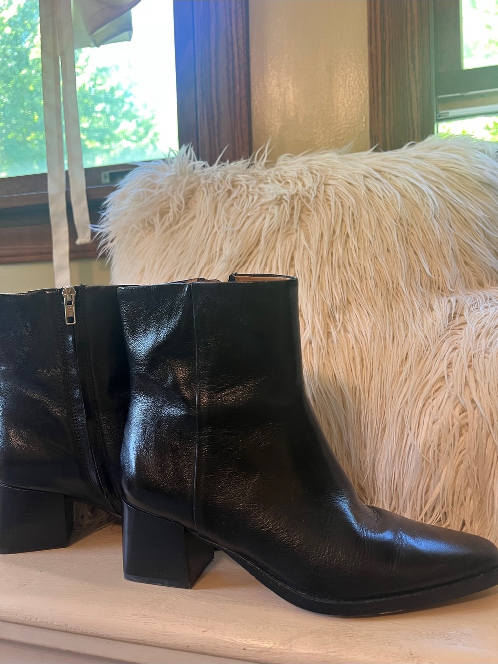 Madewell Leather Ankle Boots